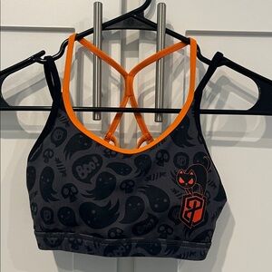 Born Primitive Ghost Boo Halloween Print Sports Bra